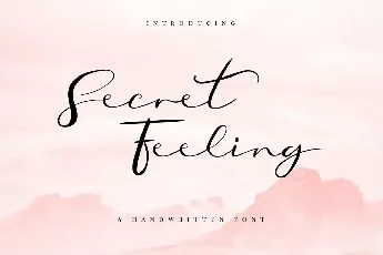 Secret Feeling Demo font