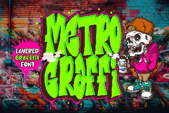 Metro Graffi font