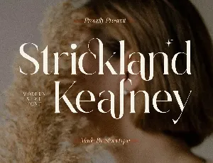 Strickland Keafney font