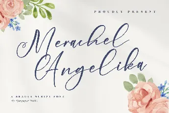 Merachel Angelika font