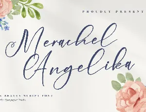 Merachel Angelika font