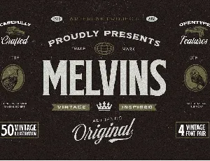 Melvins font