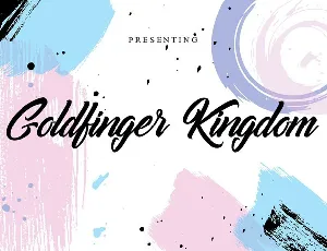 Goldfinger Kingdom font