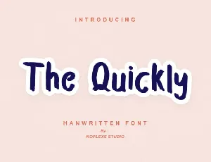 The Quickly font