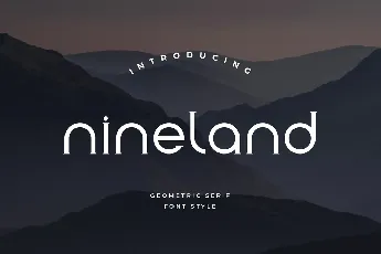 Nineland Geometric Serif font