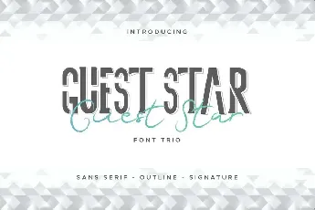 Guest Star Demo font