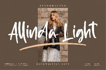 Allinda Light font