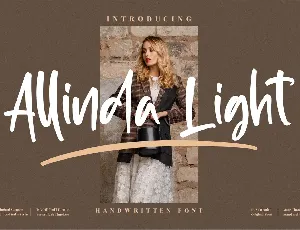 Allinda Light font