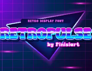 Retropulse font