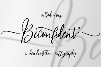 Beconfident font