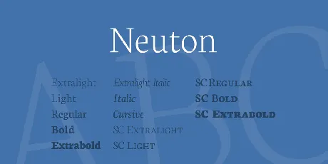 Neuton font