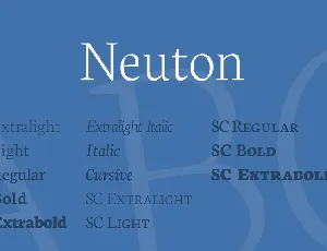 Neuton font