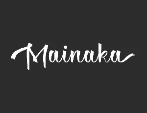 Mainaka font