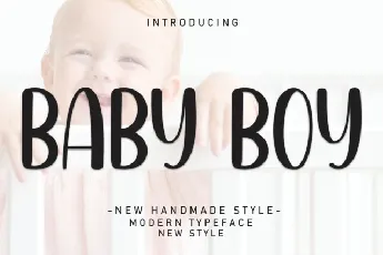 BabyBoy Display font