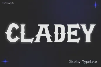 Cladey font