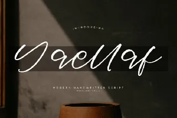 Yaellaf Script font