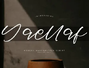 Yaellaf Script font