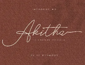 Akitha font