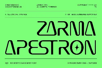 Apestron Trial Version font