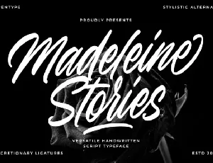 Madeleine Stories font