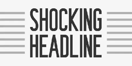 Shocking Headline font