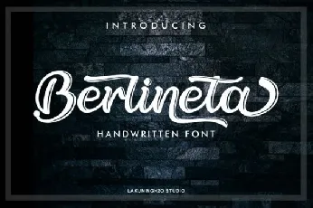 Berlineta Script font