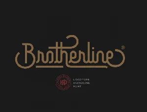 Brotherline font