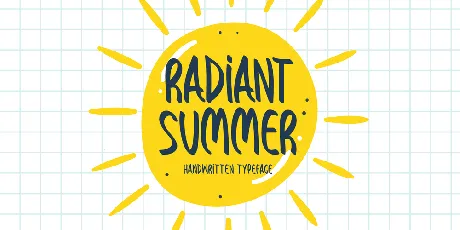 Radiant Summer font