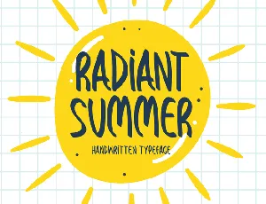 Radiant Summer font