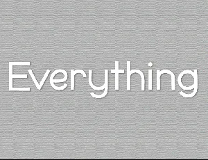 Everything font