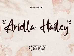 Ariella Hailey font