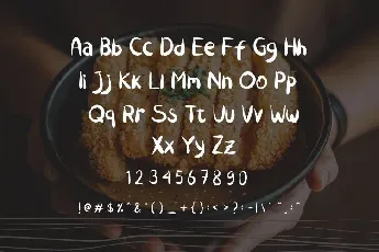 Chicken Katsu font