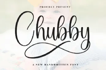 Chubby Handwritten Typeface font