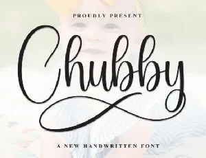 Chubby Handwritten Typeface font