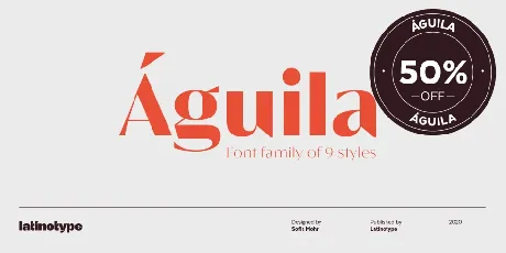 Ãguila font