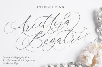 Arcittya Begatri font