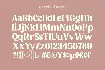 Lovabella font