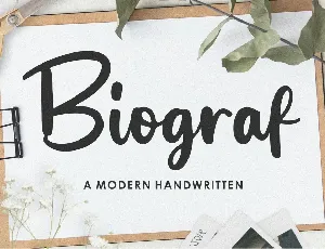 Biograf font