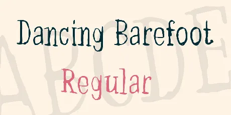 Dancing Barefoot font