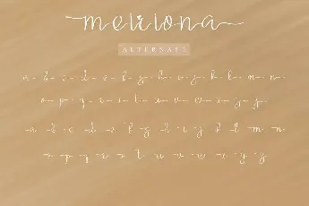 Meiriona Demo font