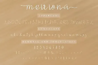 Meiriona Demo font