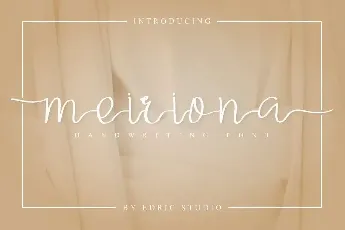 Meiriona Demo font