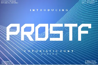 Prostf font