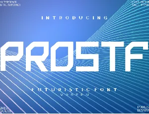 Prostf font