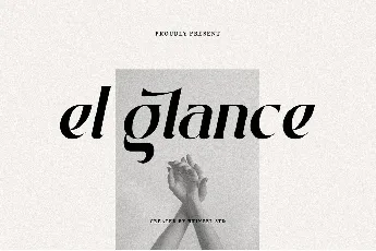 El Glance font