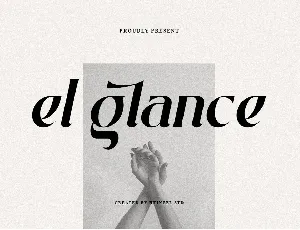 El Glance font