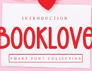 Booklove Display font