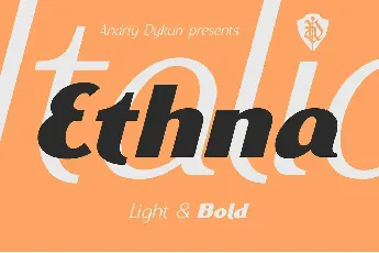 Ethna Typeface font