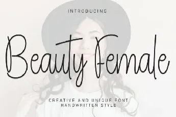 Beauty Female Handwritten font