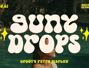 GUNYDROPS DEMO font